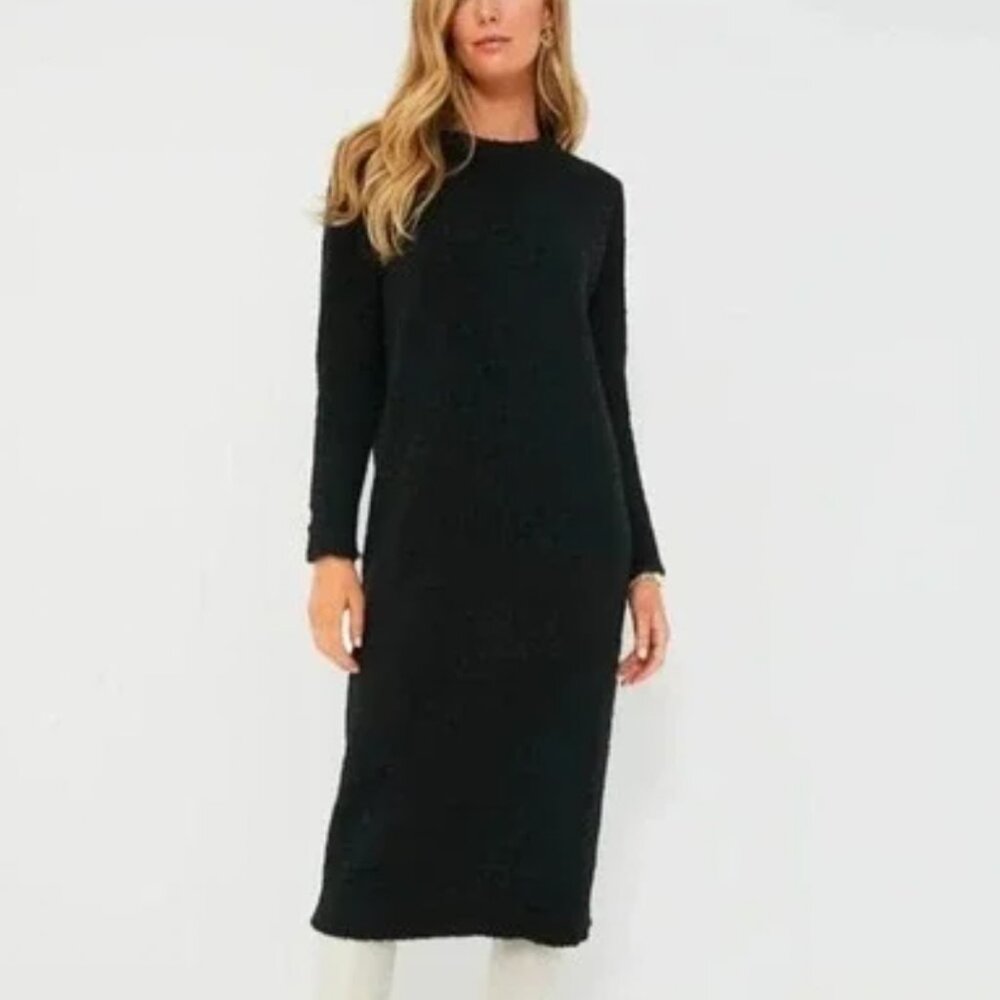 NWT Tuckernuck Black Boucle Knit Nelle Dress sz XS